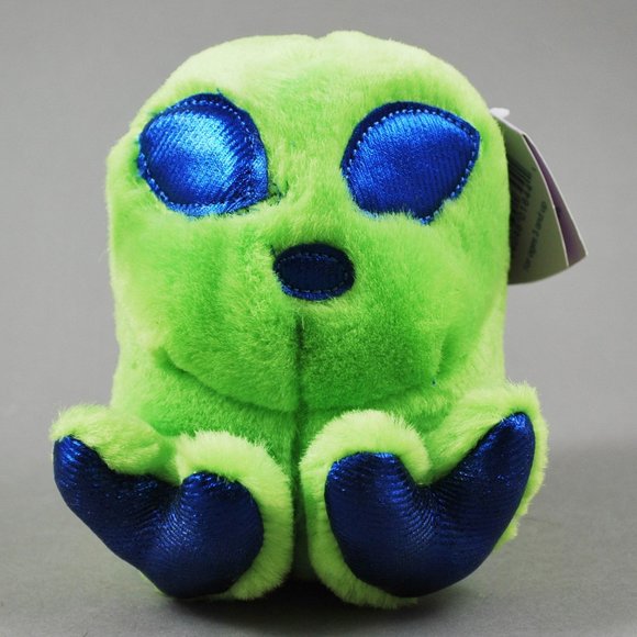 Roswell the Green and Blue Alien Swibco Puffkins Plush Style 6706 - Picture 1 of 4